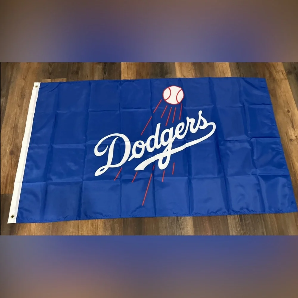 Los Angeles Dodgers Flag 3x5 ft new banner Weatherproof Flag Double Sided